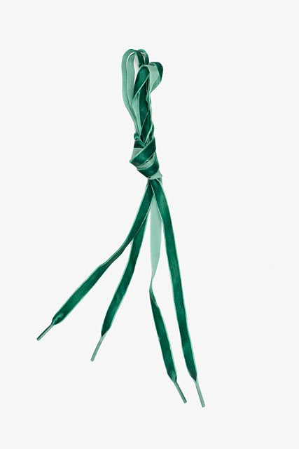 Velvet Shoelaces | Green