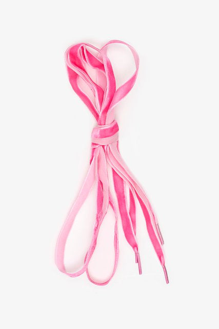 Velvet Shoelaces | Pink