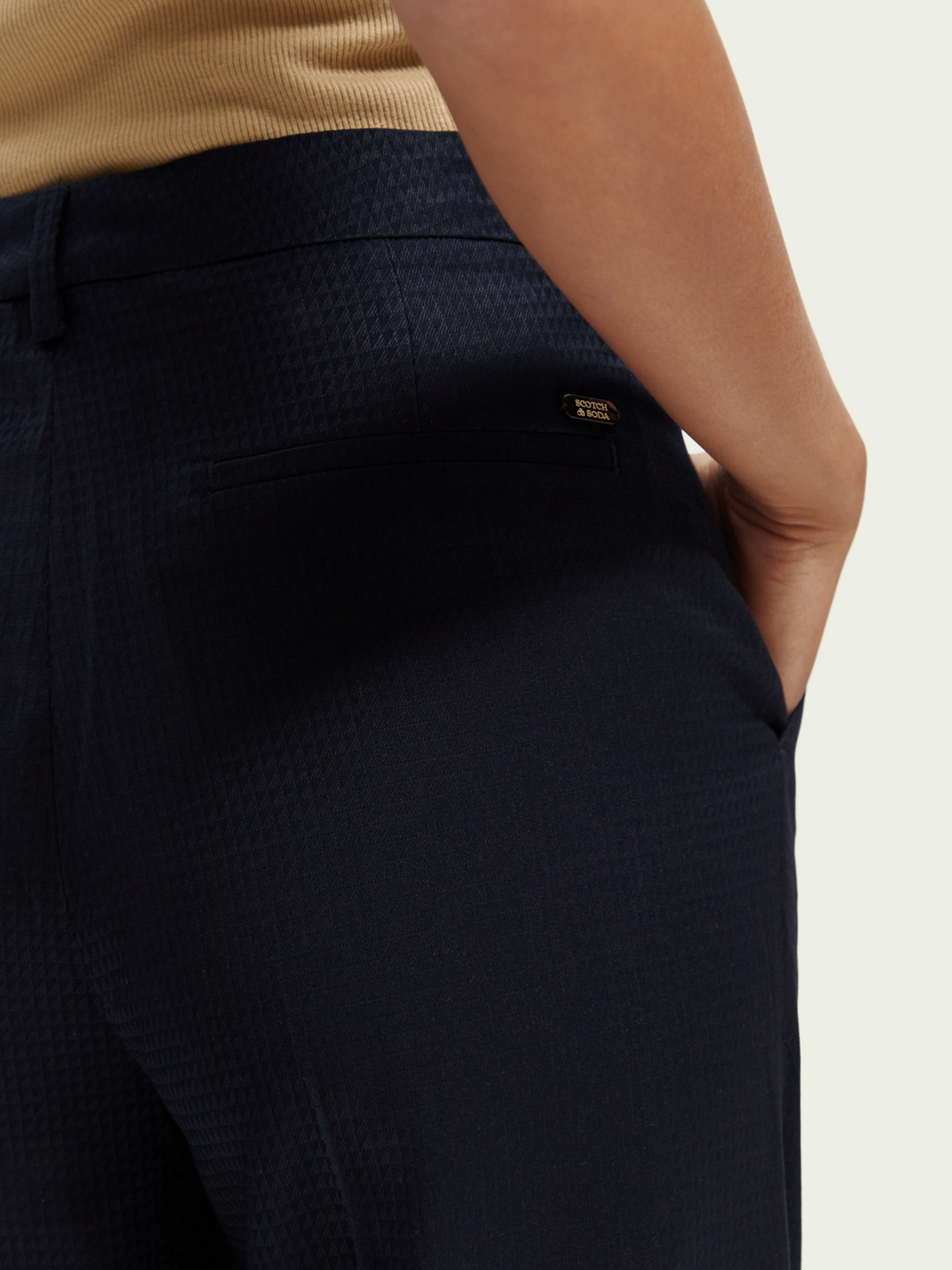 Edie - High-Rise Wide-Leg Trousers