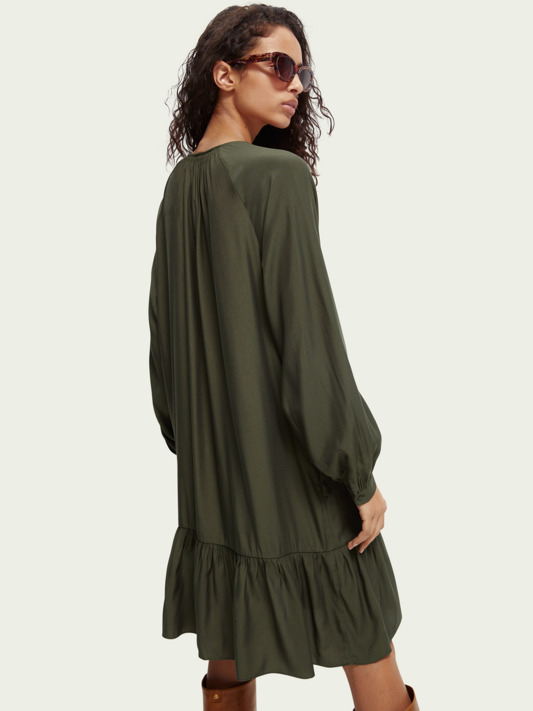 Easy-Fit Long-Sleeved Dress